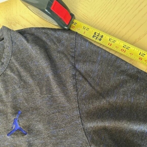 Johnnie-O 1/4 Zip Pullover Mens 2XL Long Sleeve Cotton/Poly Gray w/Blue Stripe - Picture 10 of 14